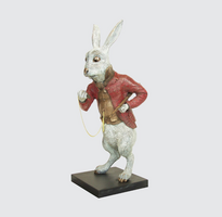 James Coplestone White Rabbit Garden Sculpture